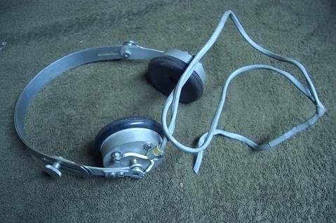 Antike Kopfhörer O. Brunet Paris Modell 2000