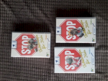 3 x VHS - STOP - Verkehrstips für Kinder - Folge 1 - 3