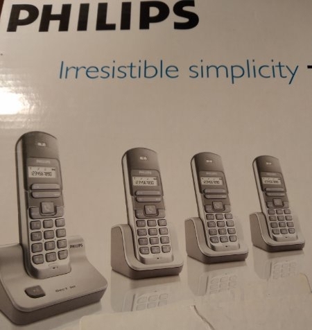 Telefonset mit 4 Geräten