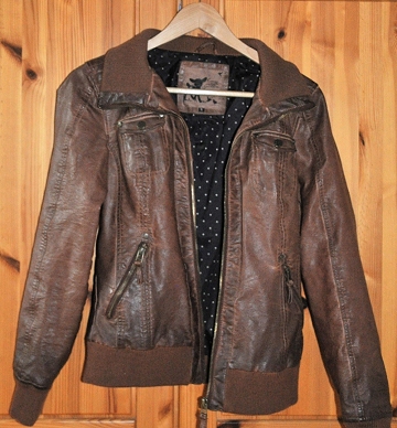 Lederjacke Gr. S (ca. 164)