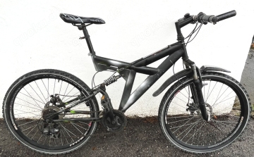 21-Gang Mountainbike, voll gefedert, Scheibenbremsen, fahrbereit