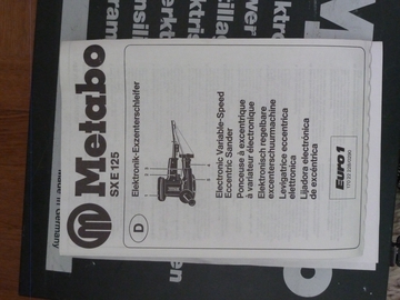 Metabo SXE 125 Elektronik Exzenterschleifer