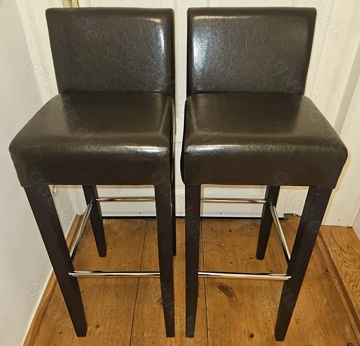 Neuwertig! 2 Schöne, stabile Barhocker massiv Küchenhocker Stehhocker TOP!