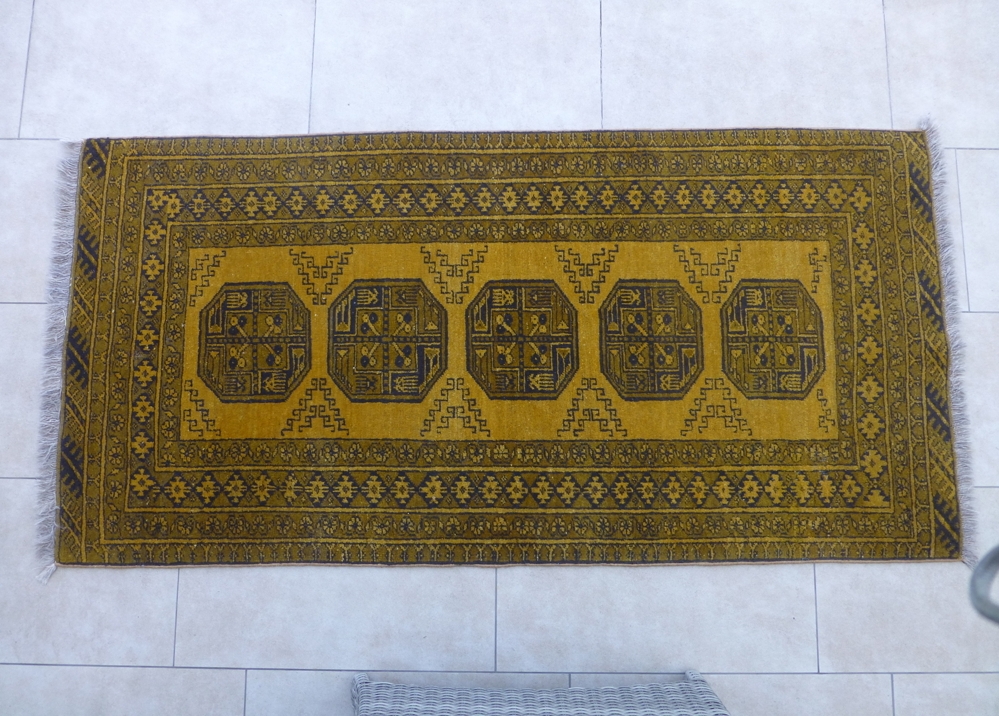 Orientteppich Gold Afghan