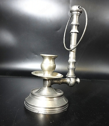 Kerzenhalter in Laternenform - massives Gußeisen - brandschutzkonform