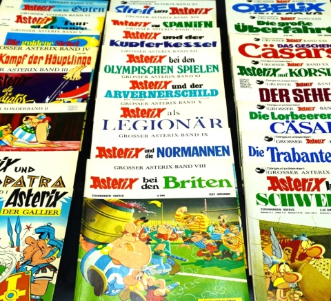 Asterix Comic Softcover Sammlung + Der goldene Hinkelstein + Asterix in Amerika