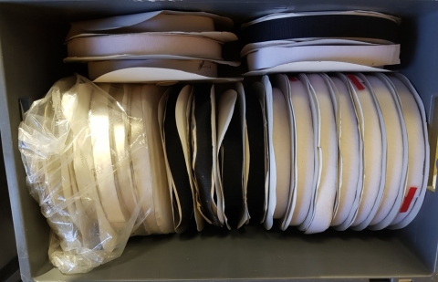 Klettbänder diverse Farben + Breiten, 25m Rollen, Neuwertig