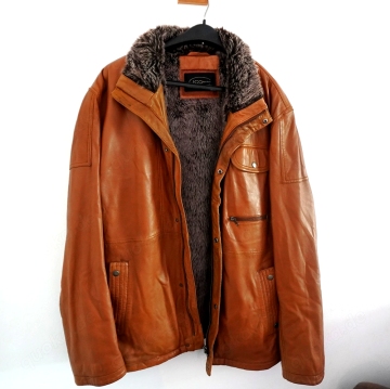 JC-Collection Herren-Nappa-Lederjacke, Größe 54