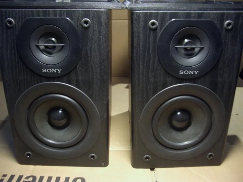 Bassreflex Regalboxen Sony SS-CMX500 mit Kabel
