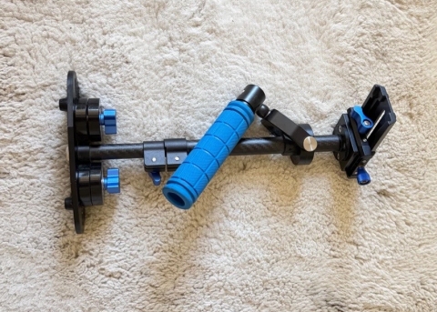 Carbon Kamera-Rig Handgriff & Schnellwechselplatte