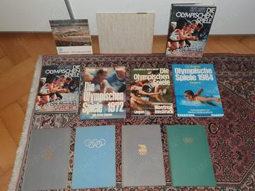 Olympische Spiele Sammlung 10 x Olympiade 1956 - 1984 Bildbände Briefmarken Block TOP!