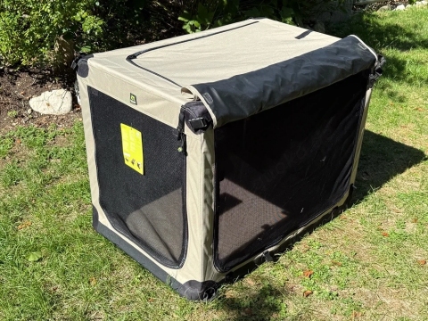 MAELSON Hundebox faltbar Soft Kennel | Beige - Größe: 105 (XL), NEUWERTIG
