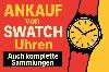 Ankauf von SWATCH Uhren, Sammlungen. Nur ungetragene Uhren. Ab 1983 bis heute.