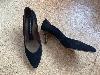 Elegante Pumps echt Wildleder in schwarz Gr.40