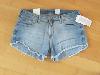 NEUE kurze hellblaue Jeans Hot Pants Größe 38
