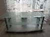 Sideboard silber Glas für TV o. ähnliches