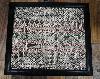 Wandbild, Scandinavian Sampler, Kunststickerei