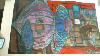 Friedenreich Hundertwasser Kunstdruck, Motiv Erinnerungen an das Bild 1960, Bild selbst ok, Ränder ab
