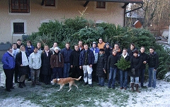 Junge Union entsorgt über 850 Christbäume