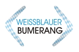 Weissblauer Bumerang