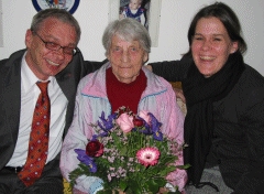 Else Beck 92 Jahre - ein Gratulationsbesuch