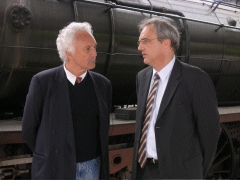 Florian Ritter besucht den Zug der Erinnerung