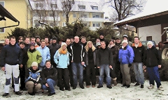 Christbaum-Abhol-Aktion der Jungen Union