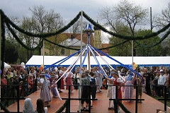Maifeier der Laimer Maibaumfreunde auf dem Laimer Anger