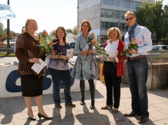 CSU verteilt Laimer Kurier und befragt die Laimer Bevölkerung zur Verkehrssituation
