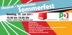 Deutsch-Italienisches Sommerfest in Laim