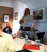 Soziale Netzwerke - Michael Schmidt beim 22. Unternehmerstammtisch in Laim