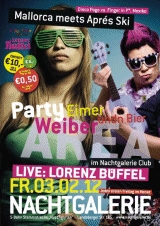 Party, Eimer, Weiber und'n Bier mit Liveact: LORENZ BÜFFEL