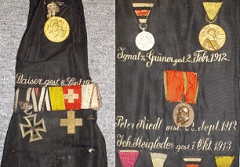 Trauerfahnenbänder an Veteranen- und Kriegerverein Laim 1890/2010 e.V. übergeben