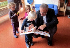 Florian Ritter bei Aktion Rollentausch im Pasinger Fritz-Kistler-Haus