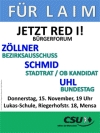 Jetzt red i! - Bürgerforum für Laim am 15.11.2012
