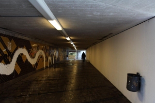 Unterführung an der Fürstenrieder Straße wieder farblos