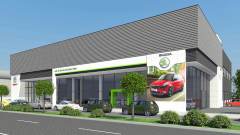 Neues Autohaus in der Landsberger Straße
