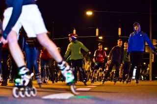 AOK Blade Night fährt zum Nymphenburger Schloss