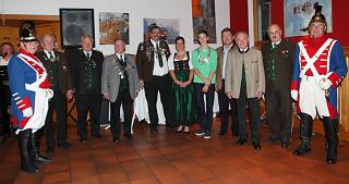 Königsproklamation der Laimer Apostelschützen im Rosengarten