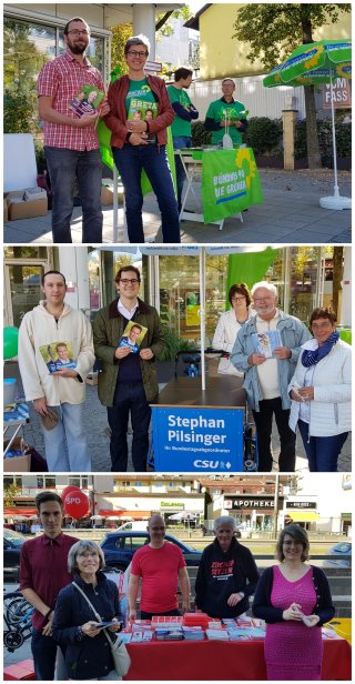 Wahlkampf-Endspurt in Laim