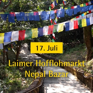 Nepal-Basar und Hofflohmarkt in München-Laim