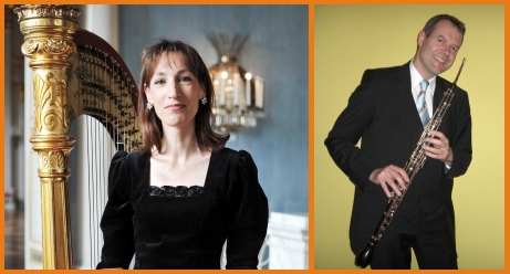 Konzert in St. Stephan - Romantische Nachtmusik mit Harfe und Oboe mit Veronika Ponzer und Dirk-Michael Kirsch