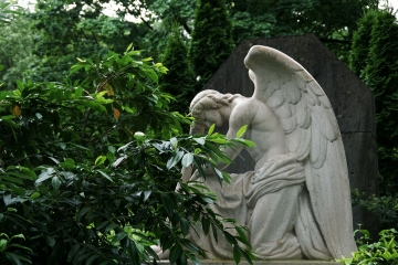 Engel in der Stadt - fotografiert von Monika Behr. Eine Ausstellung in der Stadtbibliothek Laim