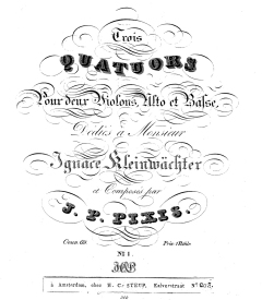 Kammerkonzert mit Werken von Johann Peter Pixis, Josef Haydn und Johan Halvorsen