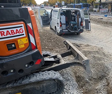 Sanierungsarbeiten in der Fürstenrieder Straße