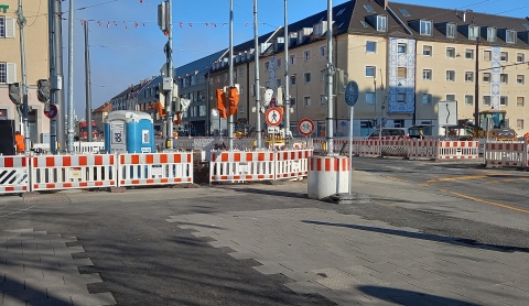 Update Sanierungsarbeiten in der Fürstenrieder Straße
