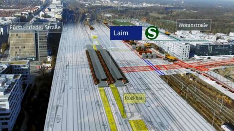 Baustart am Laimer Bahnhof: Stammstrecke teilweise gesperrt