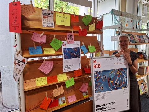 Stadtbibliothek Laim: Zur bundesweiten „Woche des bürgerschaftlichen Engagements“ laden die Freiwilligen-Zentren der Caritas - Region München Süd zum Mitmachen ein
